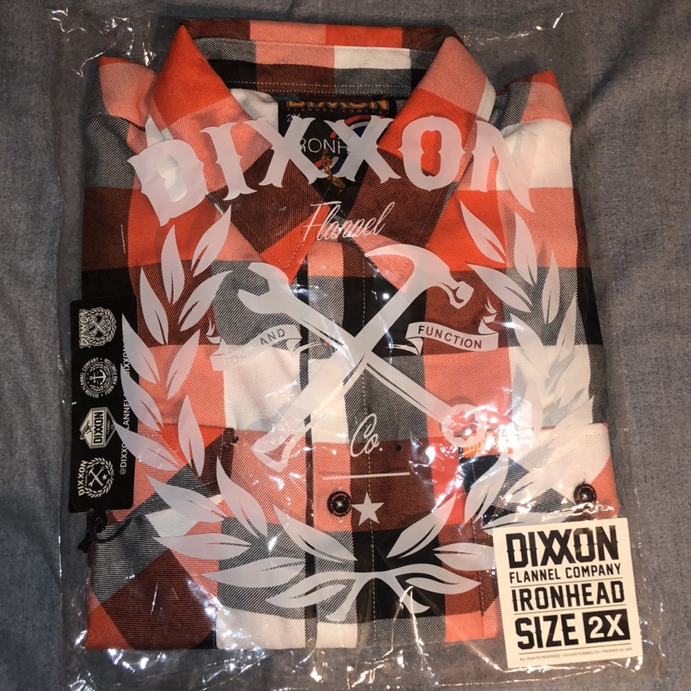 Dixxon Ironhead flannel BNIB - Picture 11 of 12
